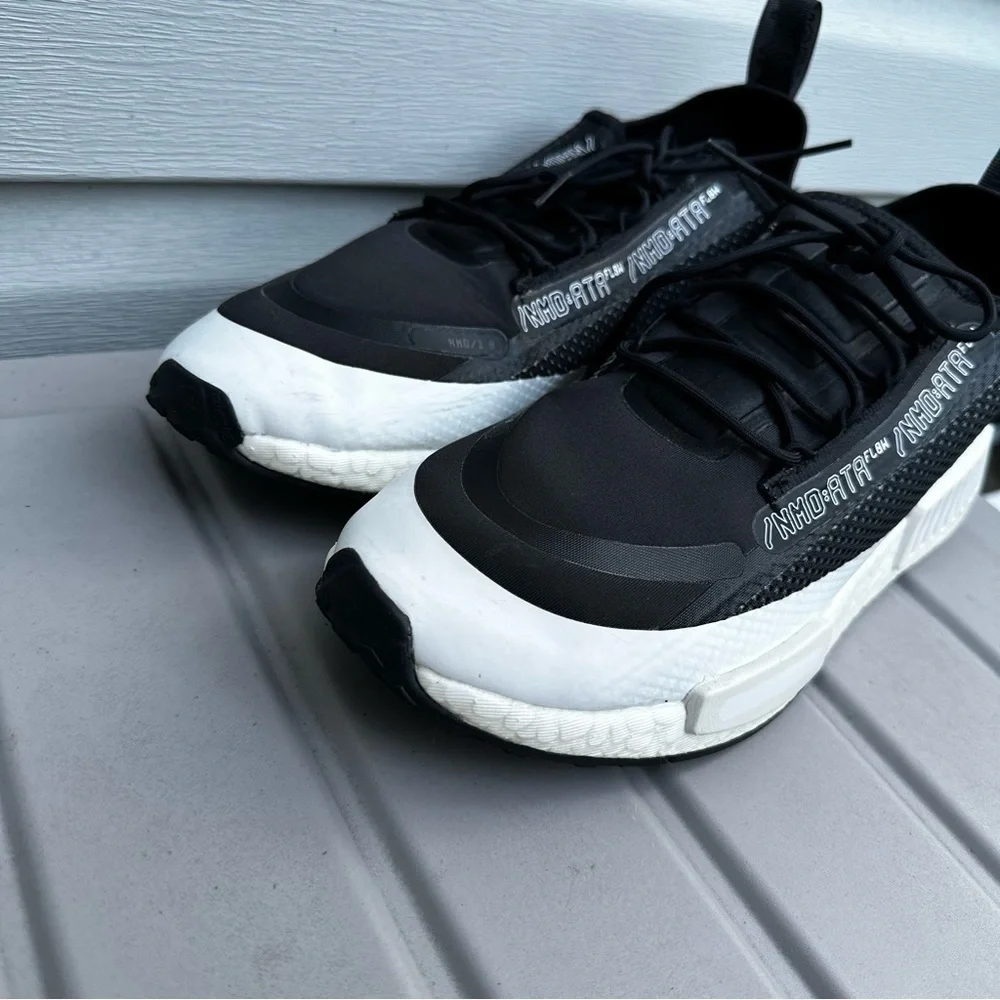 Adidas Originals x NASA NMD R1 Spectoo Sneakers Black White Size 12 Men’s